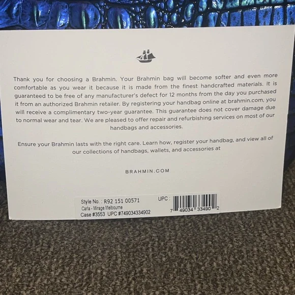 Brahmin Carla in Mirage 💙💚 - Picture 10 of 11